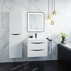 Iddis Пенал подвесной Cloud 40 R белый – фотография-4